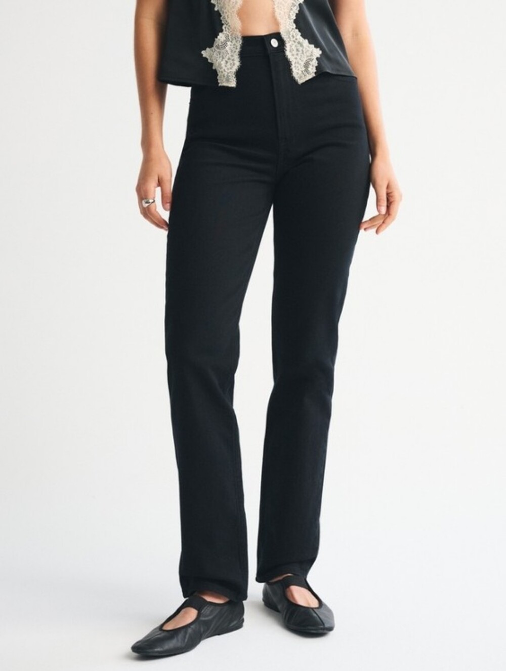 Abercrombie Ultra High Rise '90 Straight Jeans